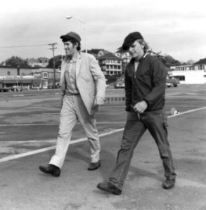 Henry Tomaszewski (right) and Paul Benedict in "Billy in the Lowlands"