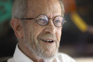 Author Elmore Leonard and screenwriter Jim Borrelli.