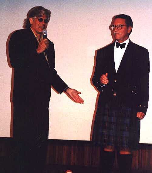 Producers Peter Davis, left, and Bill Panzer, at a 1998 